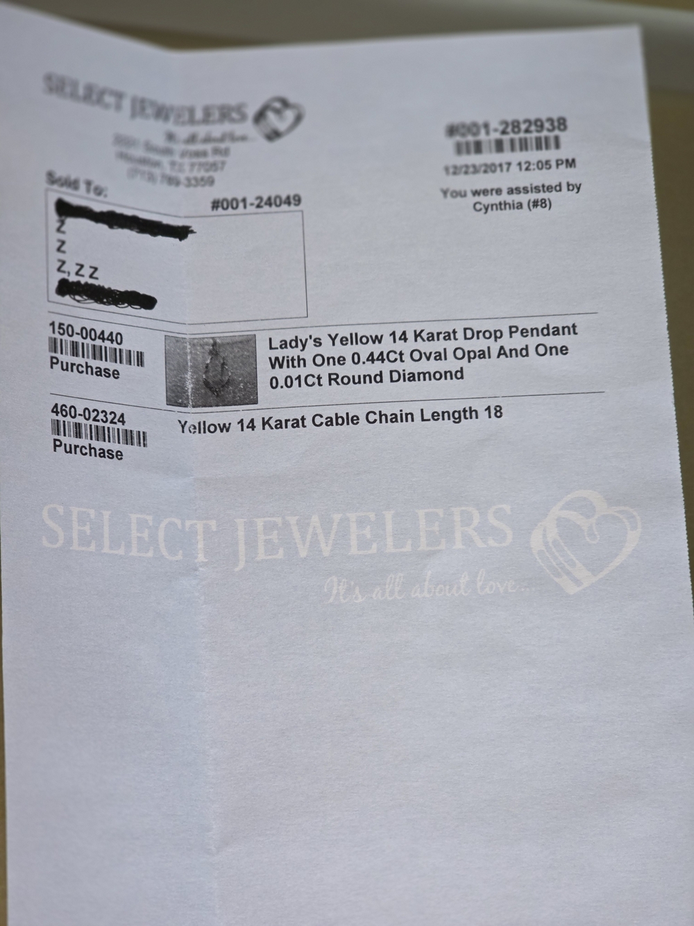 Yellow 14K Opal Drop Pendant with Diamond Accent -
